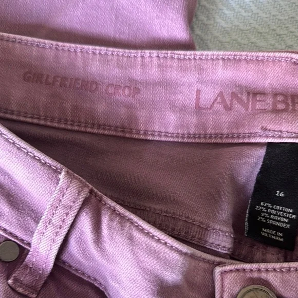 Lane Bryant Women's Purple Jeans - Picture 3 of 6